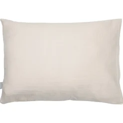 Taie d'oreiller unie en coton nid d'abeille><noscript><img width=