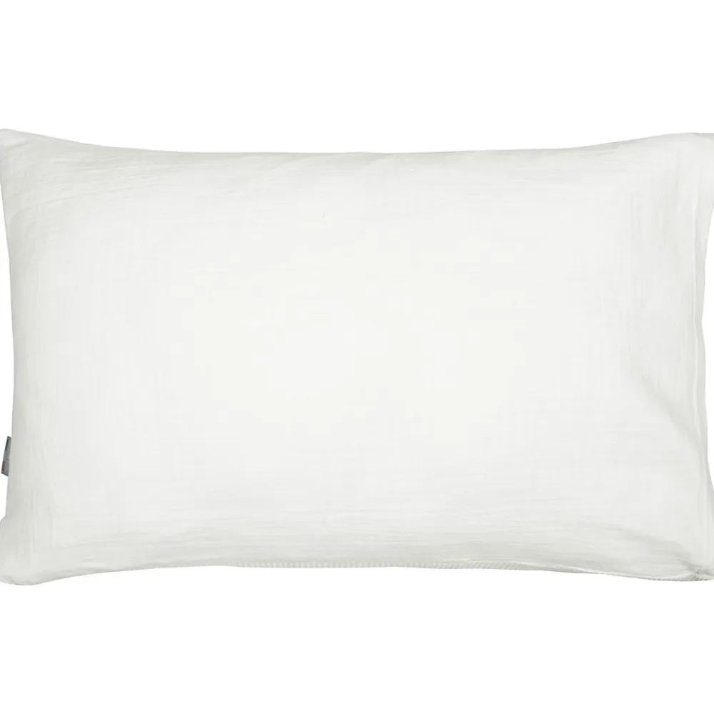 Sevira Kids Taie d'oreiller unie en coton nid d'abeille* Taie D'Oreiller