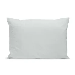 Bleu Calin Taie d'oreiller unie 50x75cm PERCALE GRIS CLAIR* Taie D'Oreiller