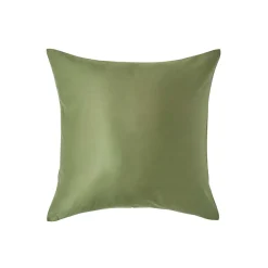 Homescapes Taie d'oreiller vert mousse en coton égyptien bio 400 fils, 40x40 cm -* Taie D'Oreiller