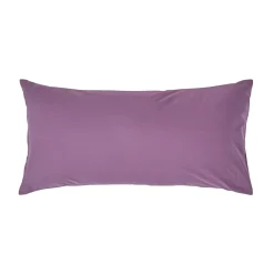 Homescapes Taie d'oreiller violet 100% coton égyptien 200 fils, 40x80 cm -* Taie D'Oreiller