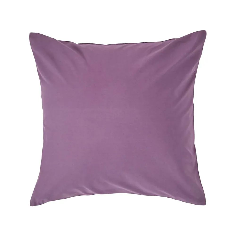 Homescapes Taie d'oreiller violet 100% coton égyptien 200 fils, 40x40 cm -* Taie D'Oreiller