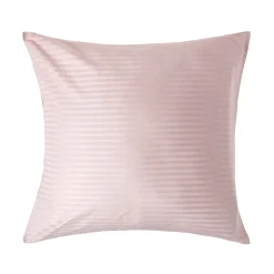 Taie d'oreiller violet satin rayé en coton égyptien 330 fils, 80x80 cm ->Homescapes New