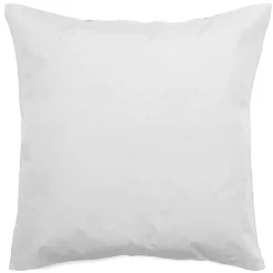 Taie d'oreiller volants plats 65x65 cm percale MANOIR gris Perle>Linnea New