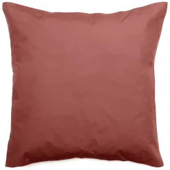 Taie d'oreiller volants plats 65x65 cm percale MANOIR rose Peche>Linnea Online