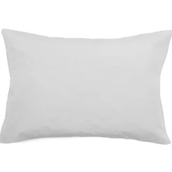 Taie d'oreiller volants plats 50x70 cm percale MANOIR blanc Neige>Linnea Clearance
