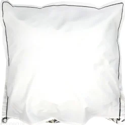Taie d'oreiller 65x65 cm coton SUMATRA gris Fusain><noscript><img width=
