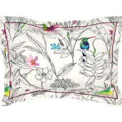 Taie d'oreiller 50x70 cm coton AMAZONIA ecru>Linnea Discount