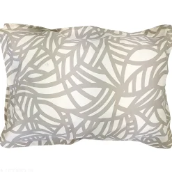 Linnea Taie d'oreiller 50x70 cm coton lavé SERENA géométrique Beige écru* Taie D'Oreiller