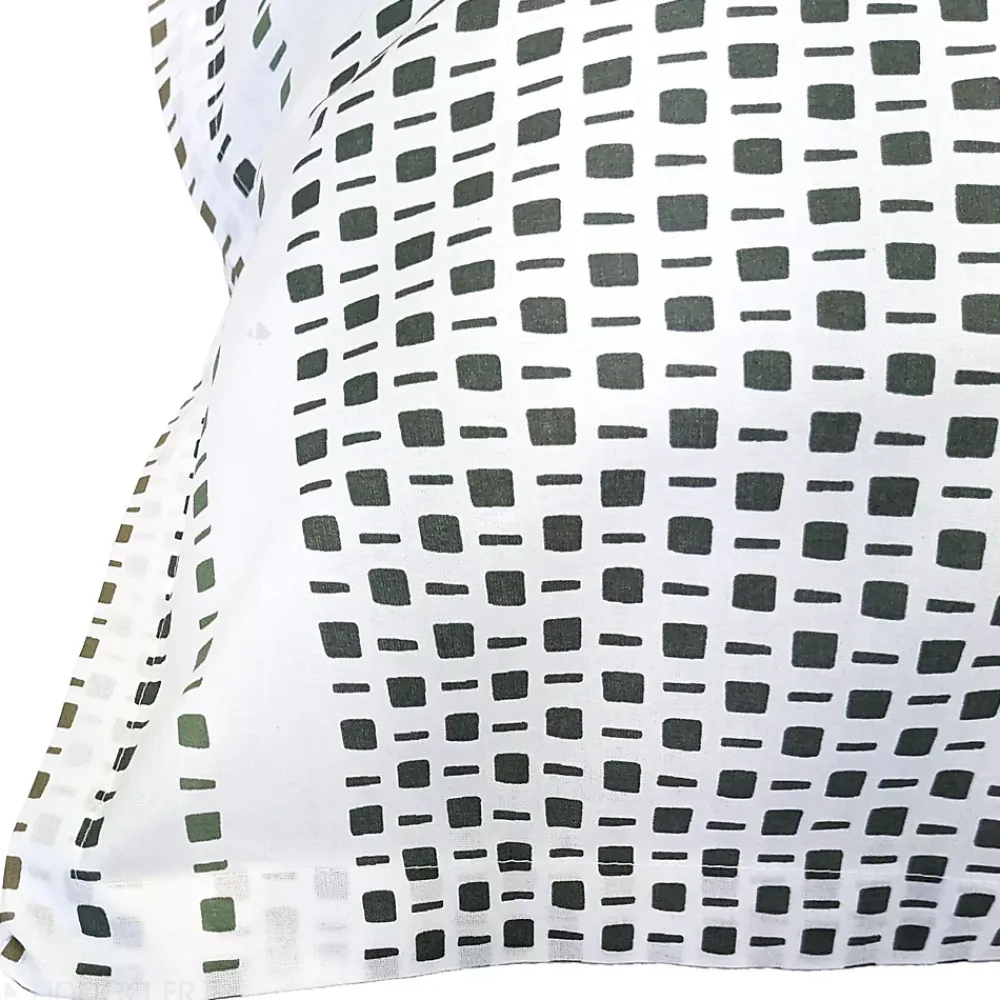 Linnea Taie d'oreiller 50x70 cm coton NIAGARA vert Kaki* Taie D'Oreiller