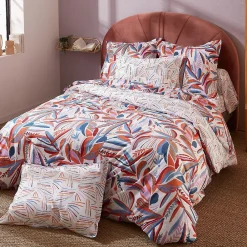 Linnea Taie d'oreiller 65x65 cm coton PERROQUET multicolore Salsa* Taie D'Oreiller