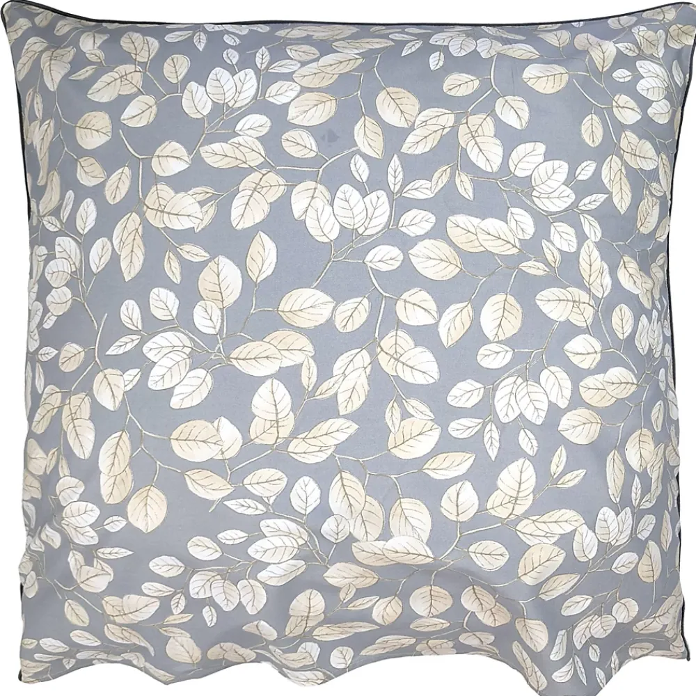 Linnea Taie d'oreiller 65x65 cm en 100% percale de coton LISON gris* Taie D'Oreiller