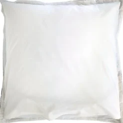 Taie d'oreiller 65x65 cm en 100% percale de coton EVERLY bleu encre><noscript><img width=