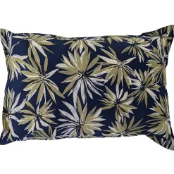 Taie d'oreiller 50x70 cm en 100% percale de coton EVERLY bleu encre>Linnea Clearance