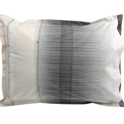 Taie d'oreiller 50x70 cm en 100% percale de coton ESTEBAN gris beige><noscript><img data-lazyloaded=