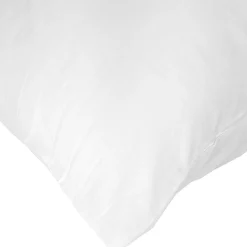 Taie d'oreiller 65x65 cm en double gaze de coton CASSIS Blanc><noscript><img width=