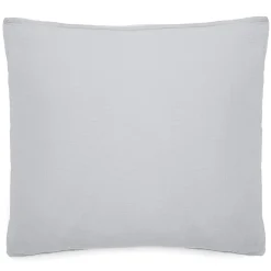 Taie d'oreiller 65x65 cm mousseline de coton MILOS blanc neige>Linnea Online