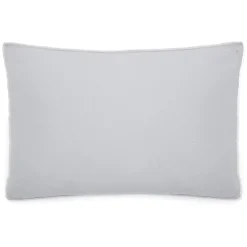Linnea Taie d'oreiller 50x70 cm mousseline de coton MILOS blanc neige* Taie D'Oreiller