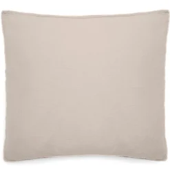 Linnea Taie d'oreiller 65x65 cm mousseline de coton MILOS beige naturel* Taie D'Oreiller