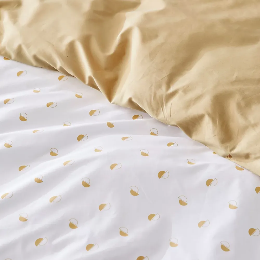 Linnea Taie d'oreiller 70x50 cm percale coton ALEX marron Moka* Taie D'Oreiller