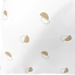Linnea Taie d'oreiller 70x50 cm percale coton ALEX marron Moka* Taie D'Oreiller