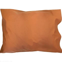 Linnea Taie d'oreiller 50x70 cm percale en coton MACASSAR Cognac* Taie D'Oreiller