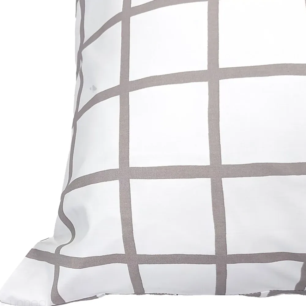 Linnea Taie d'oreiller 65x65 cm percale coton DDM MAX Gris* Taie D'Oreiller