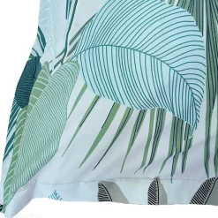 Linnea Taie d'oreiller 65x65 cm percale de coton MOOREA PACIFIC bleu/vert* Taie D'Oreiller