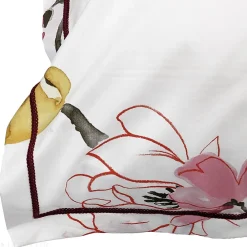 Taie d'oreiller 65x65 cm percale coton ELISA Rose><noscript><img width=