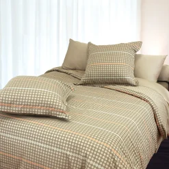 Taie d'oreiller 65x65 cm Satin de coton DAUPHINE Marron>Linnea Sale