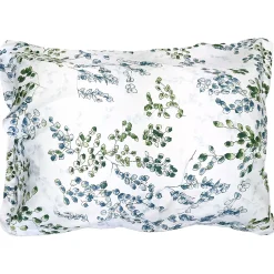 Linnea Taie d'oreiller 50x70 cm satin de coton ANGÈLE vert tilleul* Taie D'Oreiller