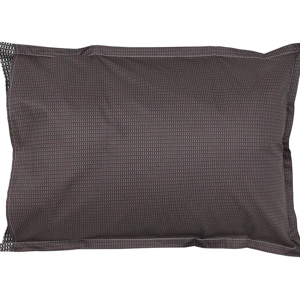 Linnea Taie d'oreiller 70x50 cm satin de coton ENZO noir* Taie D'Oreiller