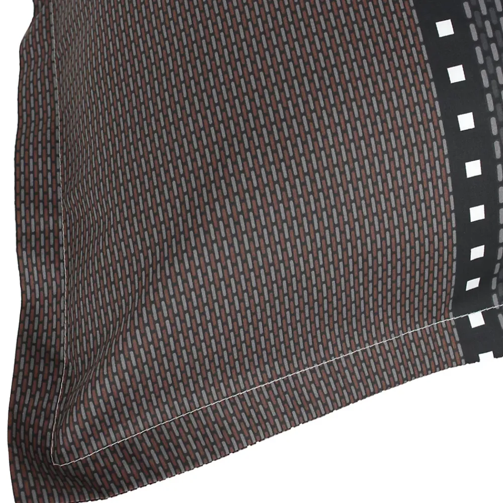 Linnea Taie d'oreiller 70x50 cm satin de coton ENZO noir* Taie D'Oreiller