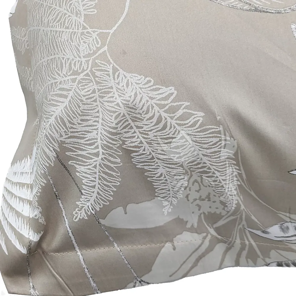 Linnea Taie d'oreiller 50x70 cm satin de coton CAYENNE beige ficelle* Taie D'Oreiller
