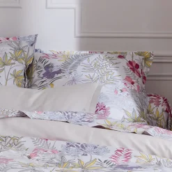 Taie d'oreiller 50x70 cm satin de coton ANAÏS multicolore><noscript><img width=
