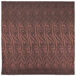 Taie d'oreiller 65x65 cm Satin de coton OPERA Marron foncé><noscript><img width=