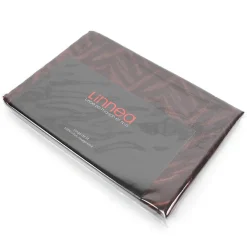 Taie d'oreiller 65x65 cm Satin de coton OPERA Marron foncé><noscript><img width=