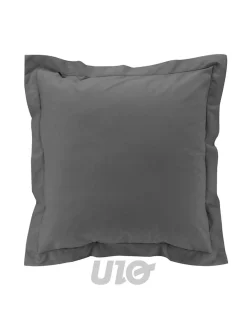 Taies d'Oreiller Percale 63x63 anthracite>Douceur D'Intérieur Clearance