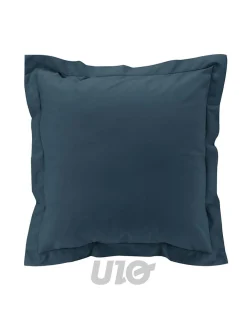 Taies d'Oreiller Percale 63x63 bleu>Douceur D'Intérieur