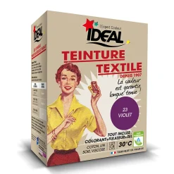 Ideal Teinture textile vintage violet Idéal 350g* Entretien Du Textile
