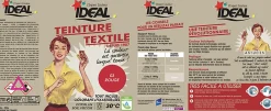 Ideal Teinture textile vintage rouge Idéal 350g* Entretien Du Textile