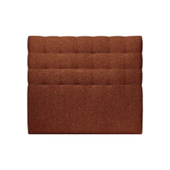 Tete de lit Capitonnée Bouclette - A poser au sol><noscript><img width=