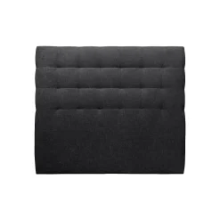 Tete de lit Capitonnée Tissu - A poser au sol><noscript><img width=
