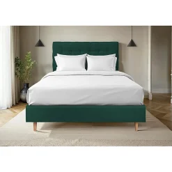 Tete de lit Capitonnée Velours - A poser au sol>Sommeil De Plomb Discount