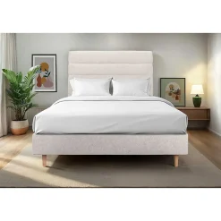 Tete de lit Lignes Tissu - A poser au sol>Sommeil De Plomb New