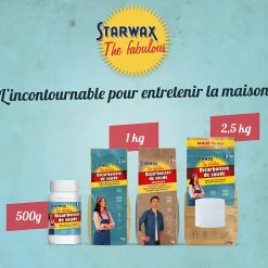 Starwax The Fabulous Bicarbonate de soude 1kg* Bicarbonate De Soude