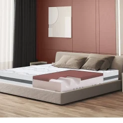 The White Stone Matelas en Mousse à Mémoire de Forme 100x190 cm Hauteur 27 cm* Matelas