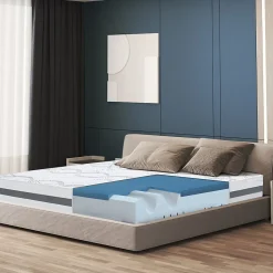 The White Stone Matelas en Mousse à Mémoire de Forme 105x195 cm Hauteur 22 cm* Matelas