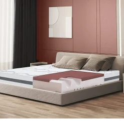 Matelas en Mousse à Mémoire de Forme 165x210 cm Hauteur 27 cm>The White Stone