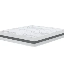 The White Stone Matelas en Mousse à Mémoire de Forme 140x190 cm Hauteur 22 cm* Matelas